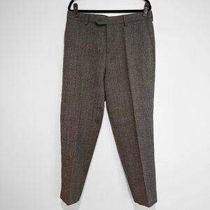 Black&Brown 1826 | 100% Wool Houndstooth Plain Front Pants NWOT